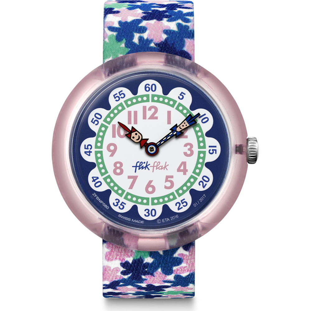 Flik Flak 3+ Story Time FBNP080 London Flower Horloge