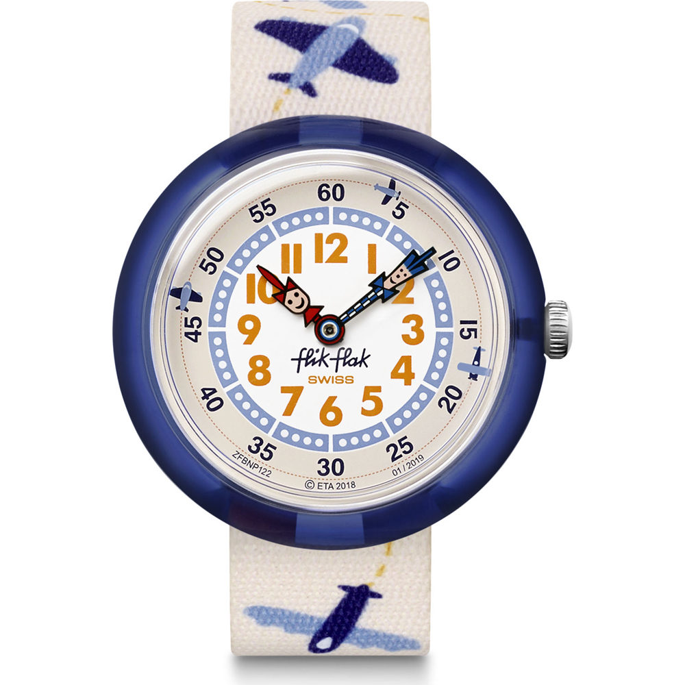 Flik Flak 3+ Story Time FBNP122 Loopiloop Horloge
