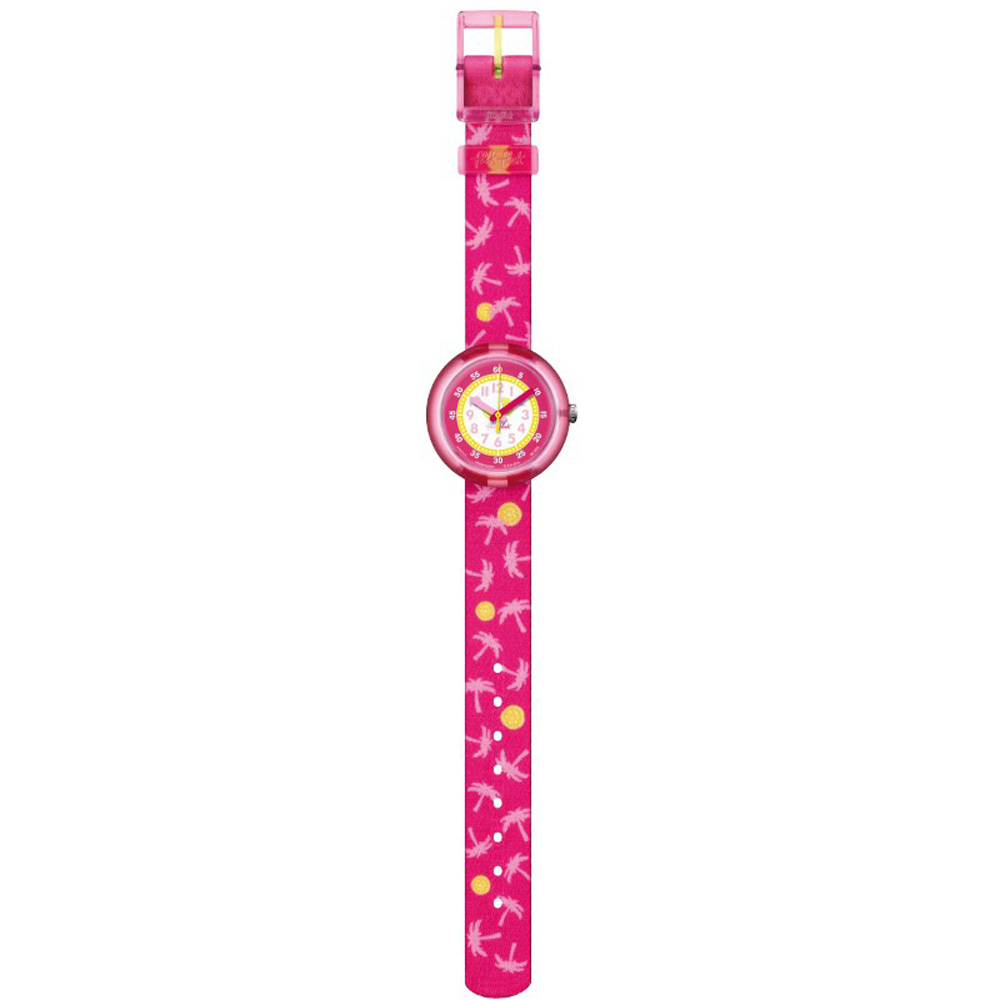Flik Flak 5+ Power Time FPNP010 Pink Summer Horloge