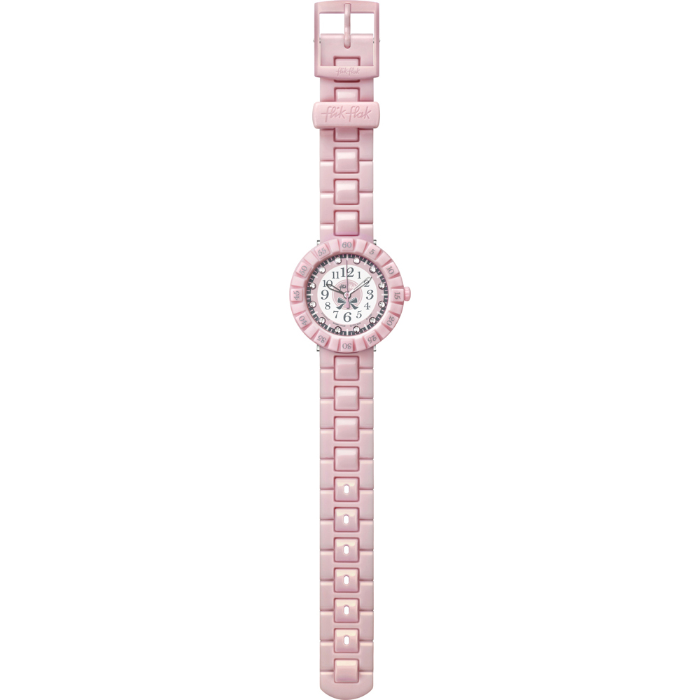 Flik Flak 7+ Power Time FCSP047 Pretty Rose Horloge
