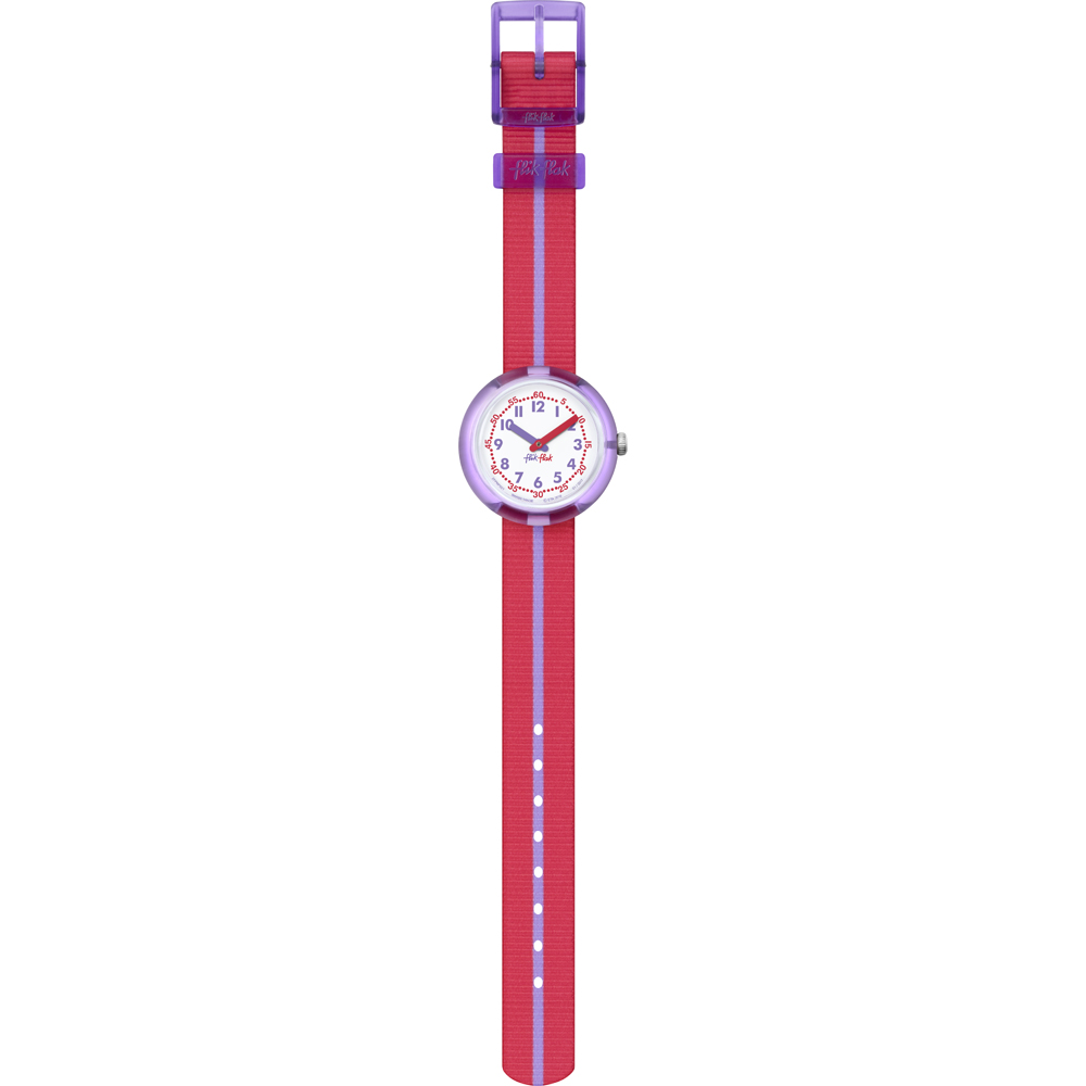 Flik Flak 5+ Power Time FPNP021 Purple Band Horloge