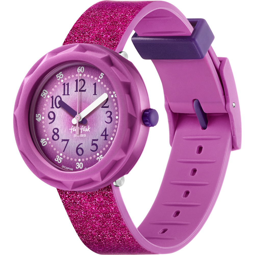 Flik Flak 5+ Power Time FCSP106 Purpleaxus Horloge