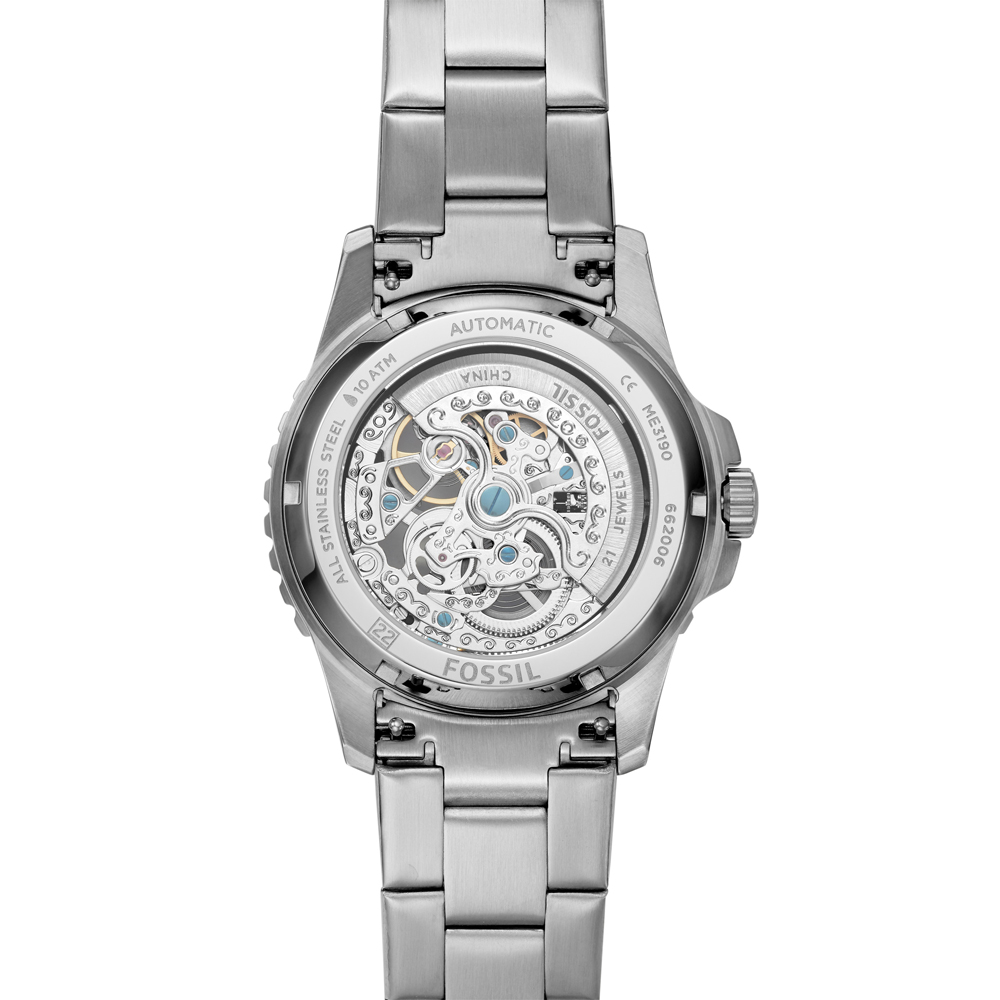 Fossil ME3190 FB-01 Automatic horloge • EAN: 4064092014426 • Horloge.be