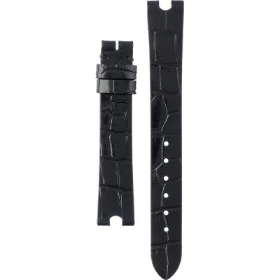Frederique Constant Frederique Constant Straps FCS-BLACK2AC Art Deco Carrée band