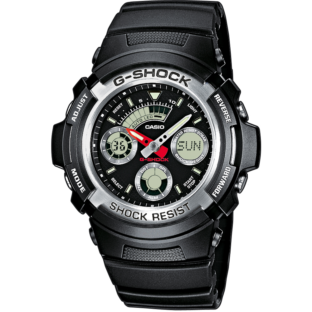 G-Shock Classic Style AW-590-1AER Speed Shifter Horloge