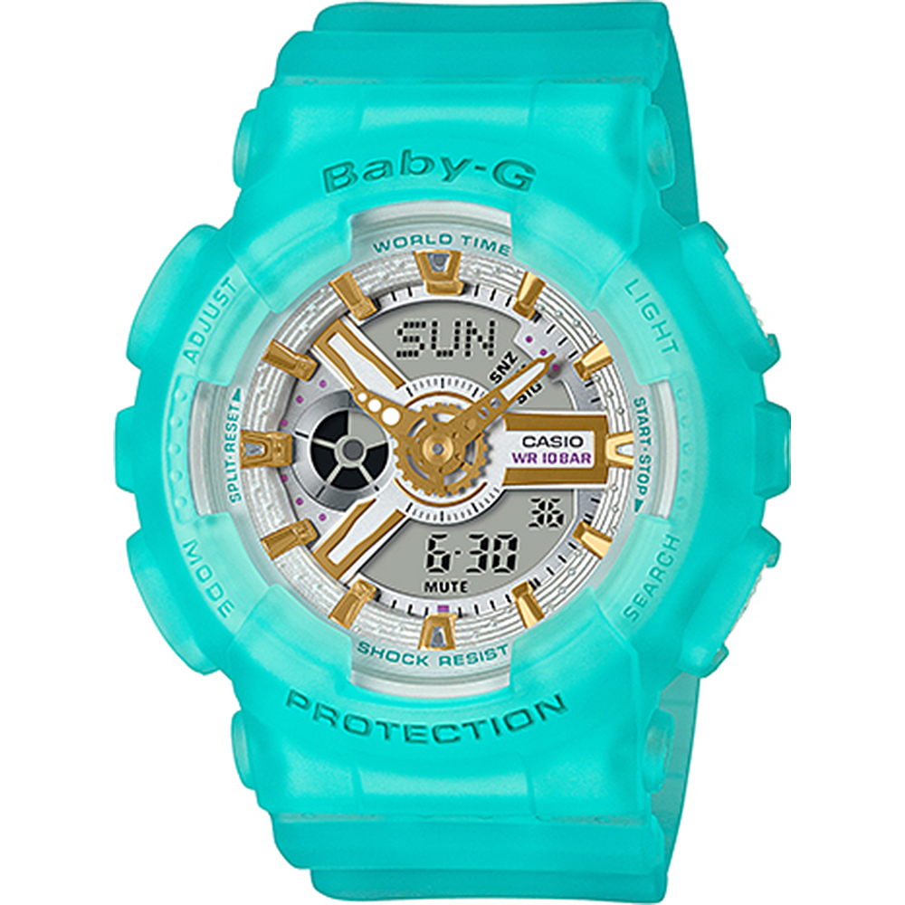 G-Shock Baby-G BA-110SC-2AER Baby-G - Sea Glass Colors Horloge
