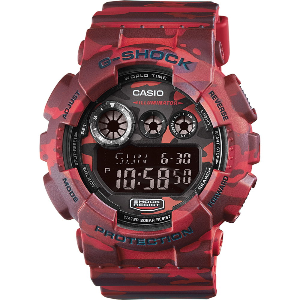 G-Shock Classic Style GD-120CM-4 Camouflage Horloge