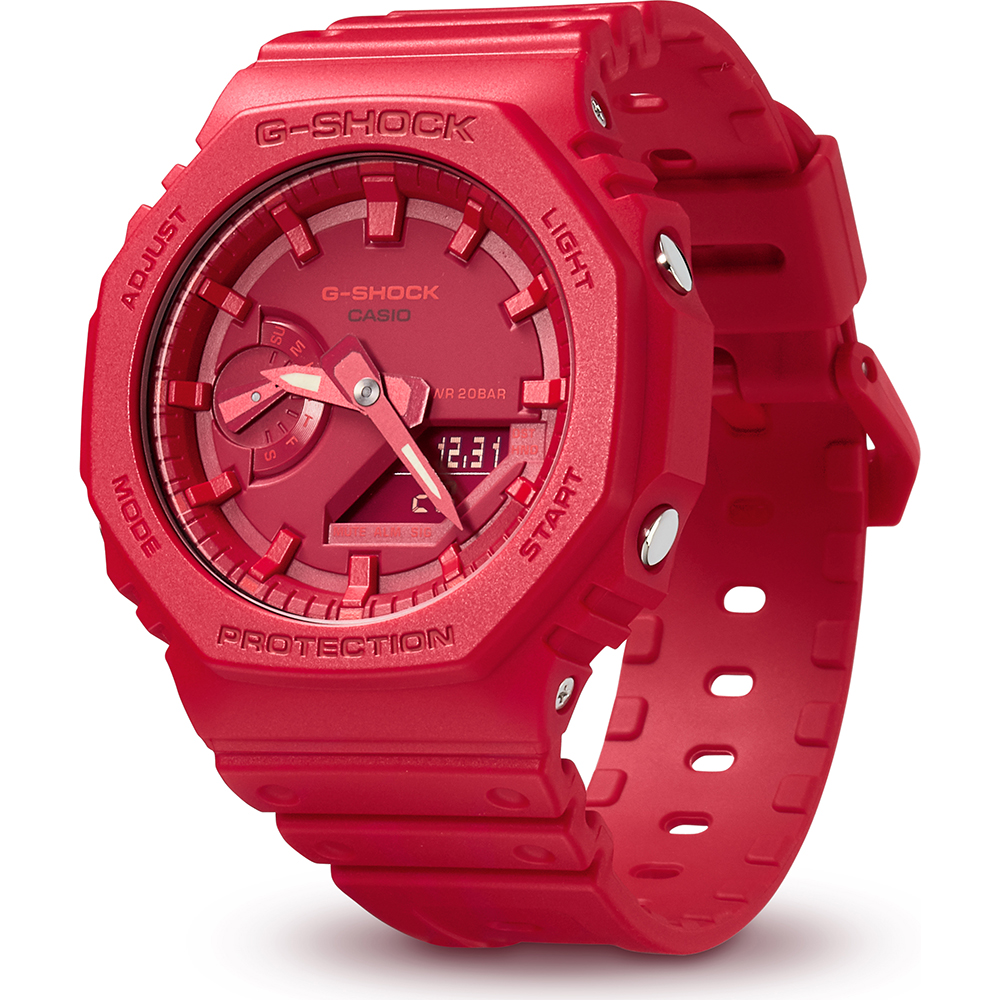 G-Shock Classic Style GA-2100-4AER Carbon Core horloge • EAN: 4549526241758  • Horloge.be