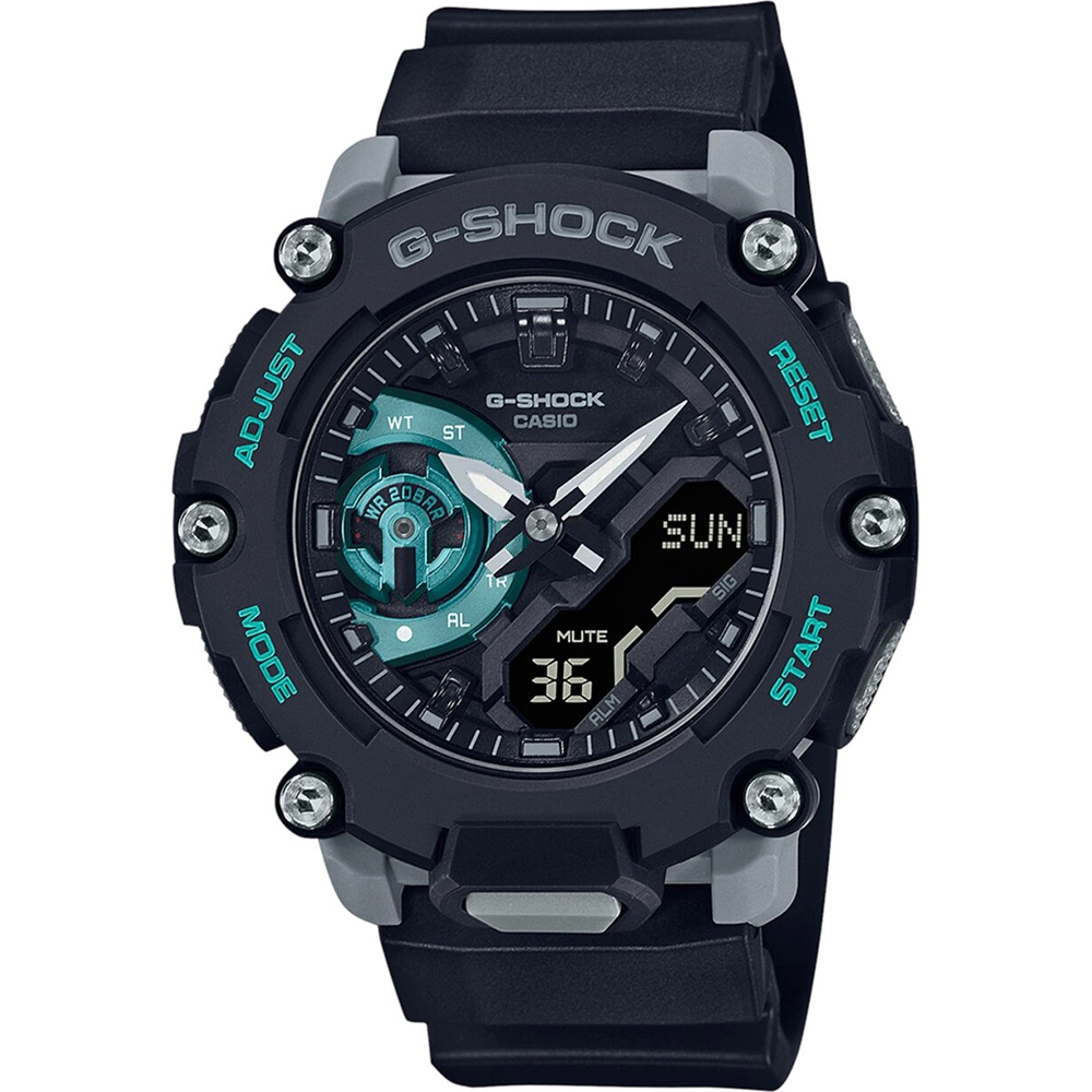 G-Shock Classic Style GA-2200M-1AER Carbon Core Guard Horloge