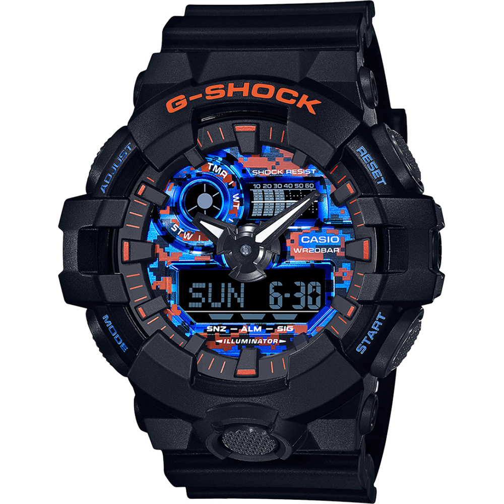 G-Shock Classic Style GA-700CT-1AER City Camouflage Horloge