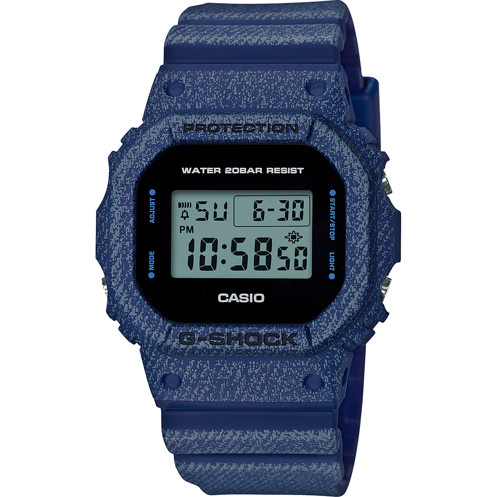 G-Shock Classic Style DW-5600DE-2ER Denim Color Horloge
