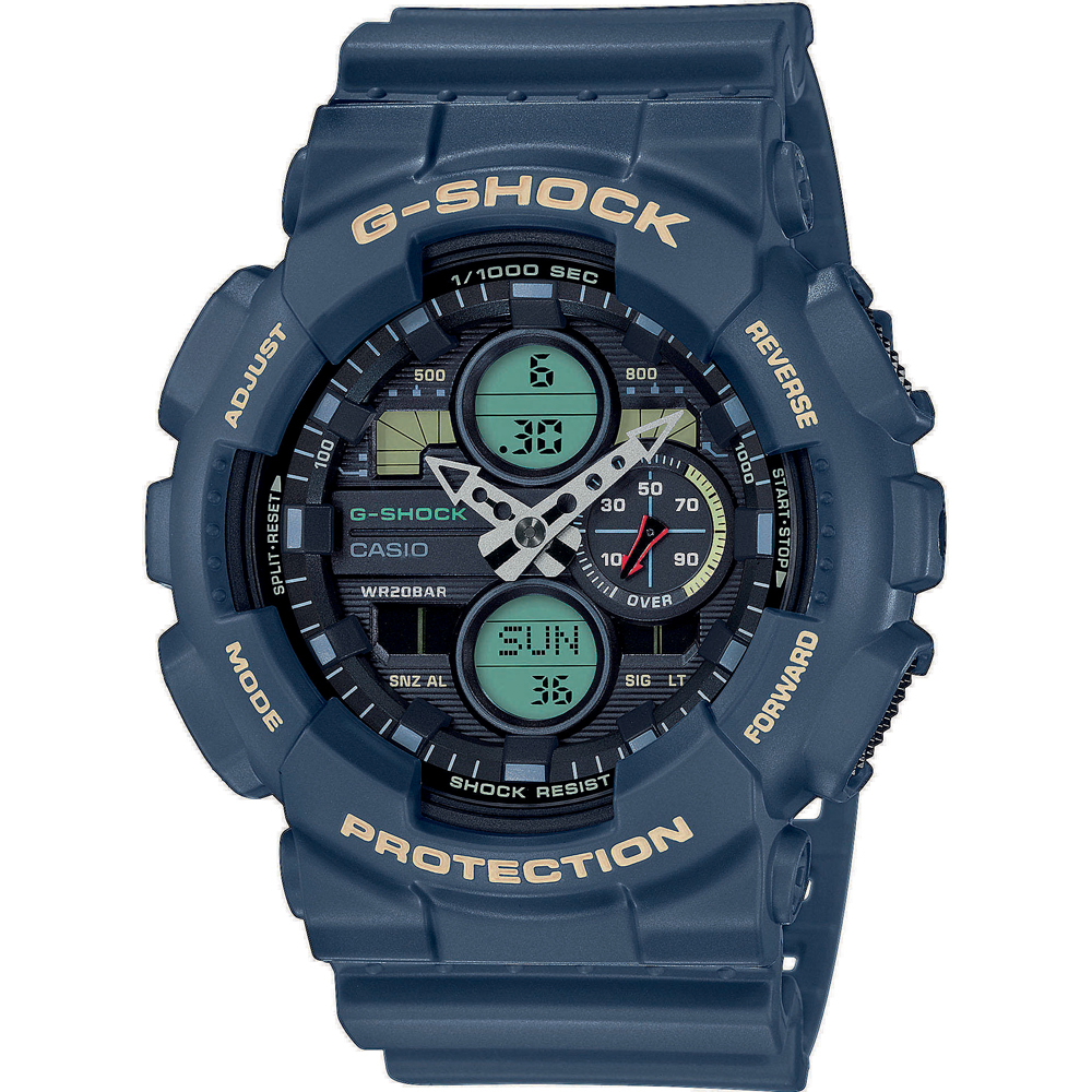 G-Shock Classic Style GA-140-2AER Ana-Digi Horloge