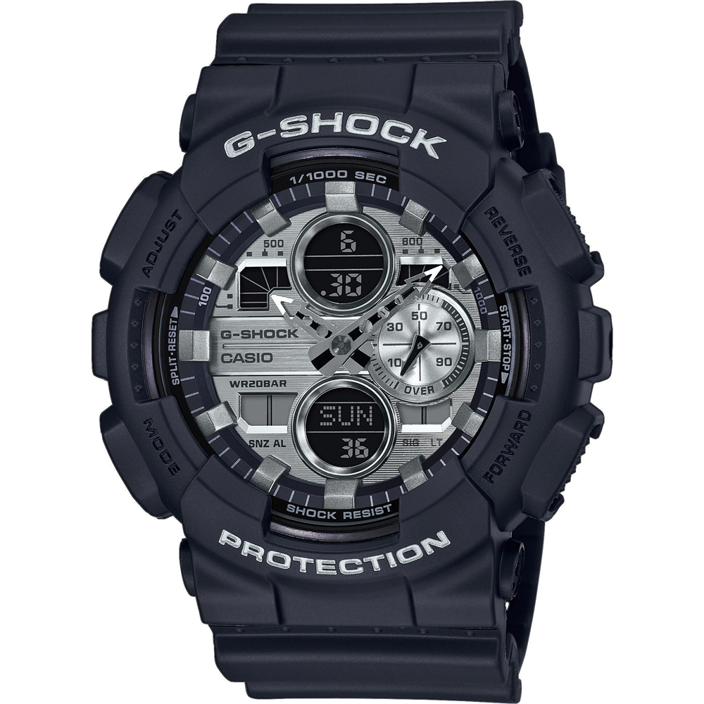 G-Shock Classic Style GA-140GM-1A1ER Ana-Digi - Glossy Metal Horloge