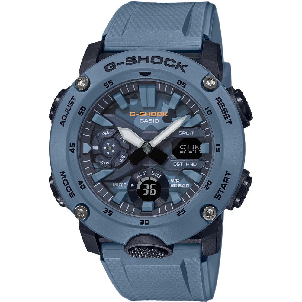 G-Shock Classic Style GA-2000SU-2AER Carbon Core Horloge