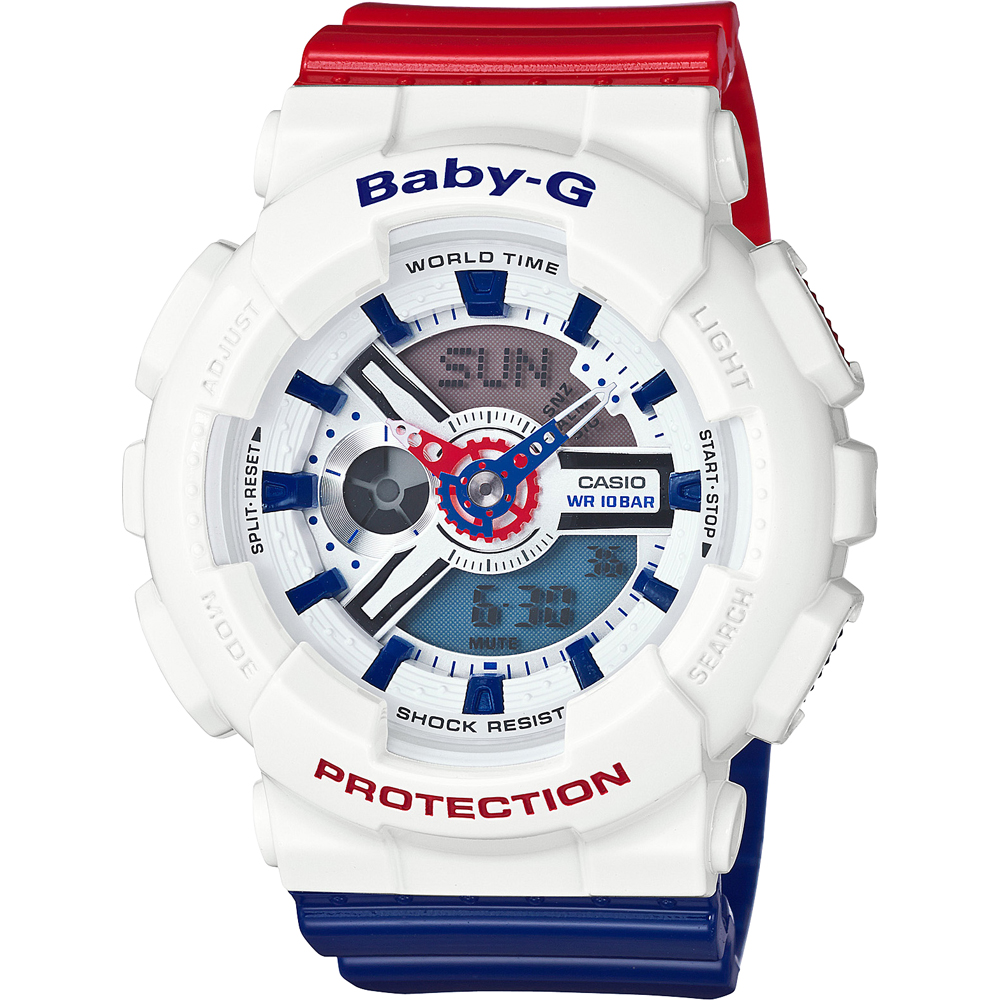G-Shock Baby-G BA-110TR-7AER Classic Tri Color Horloge