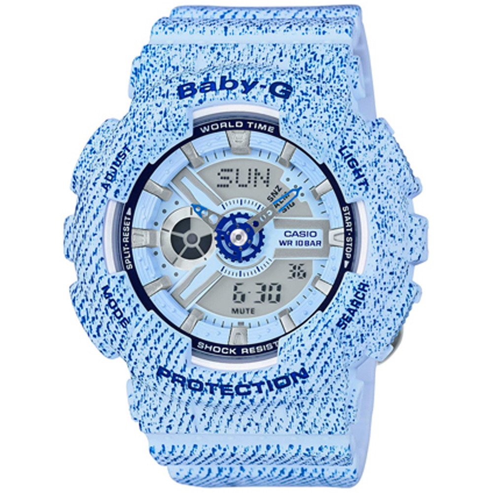 G-Shock Baby-G BA-110DC-2A3ER Denim Color Horloge