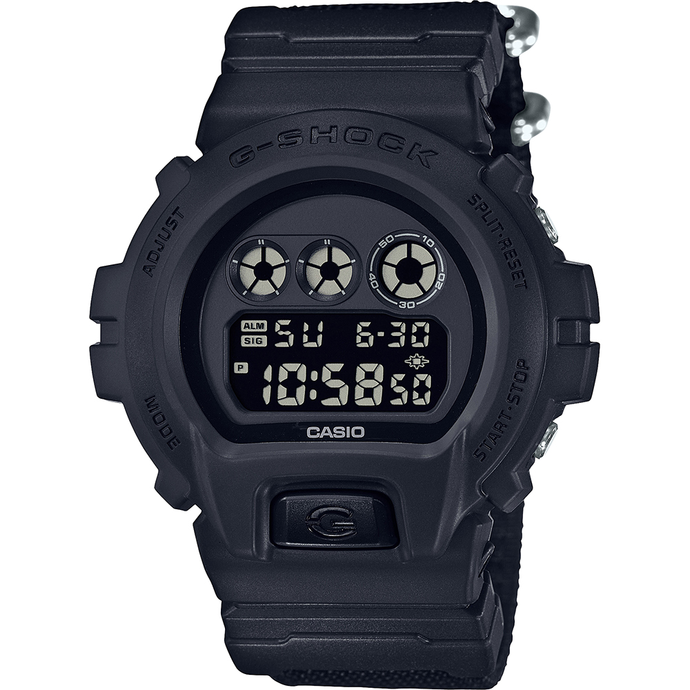 G-Shock Classic Style DW-6900BBN-1 Basic Black Nato Horloge