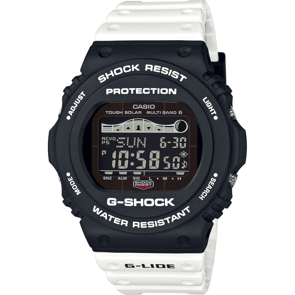 G-Shock Classic Style GWX-5700SSN-1ER G-Lide - Avoid Shark Attack Horloge