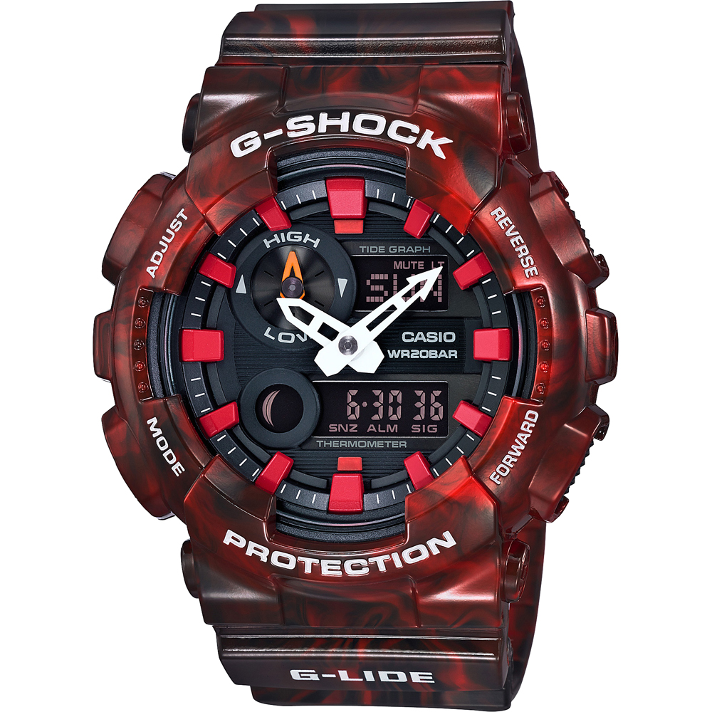 G-Shock Classic Style GAX-100MB-4A G-Lide Special Color Horloge