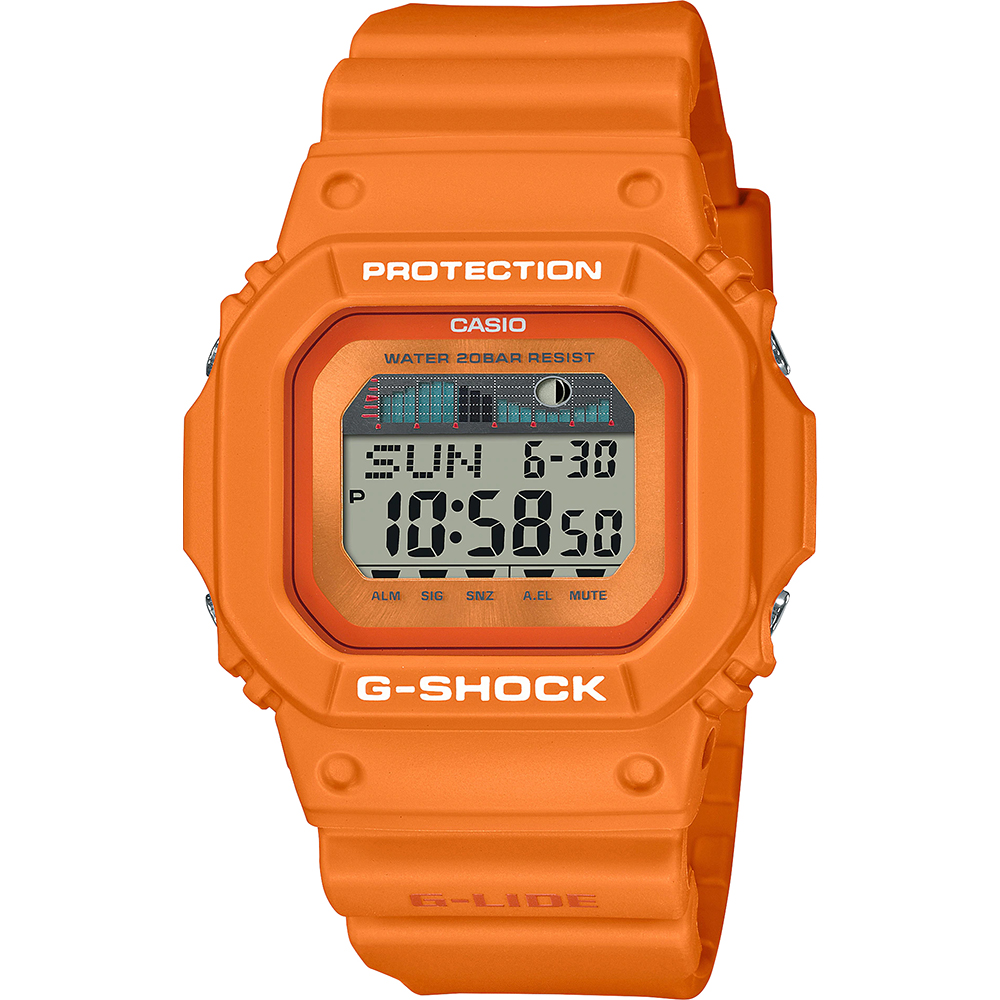 G-Shock Classic Style GLX-5600RT-4ER G-Lide - Surfboard Horloge