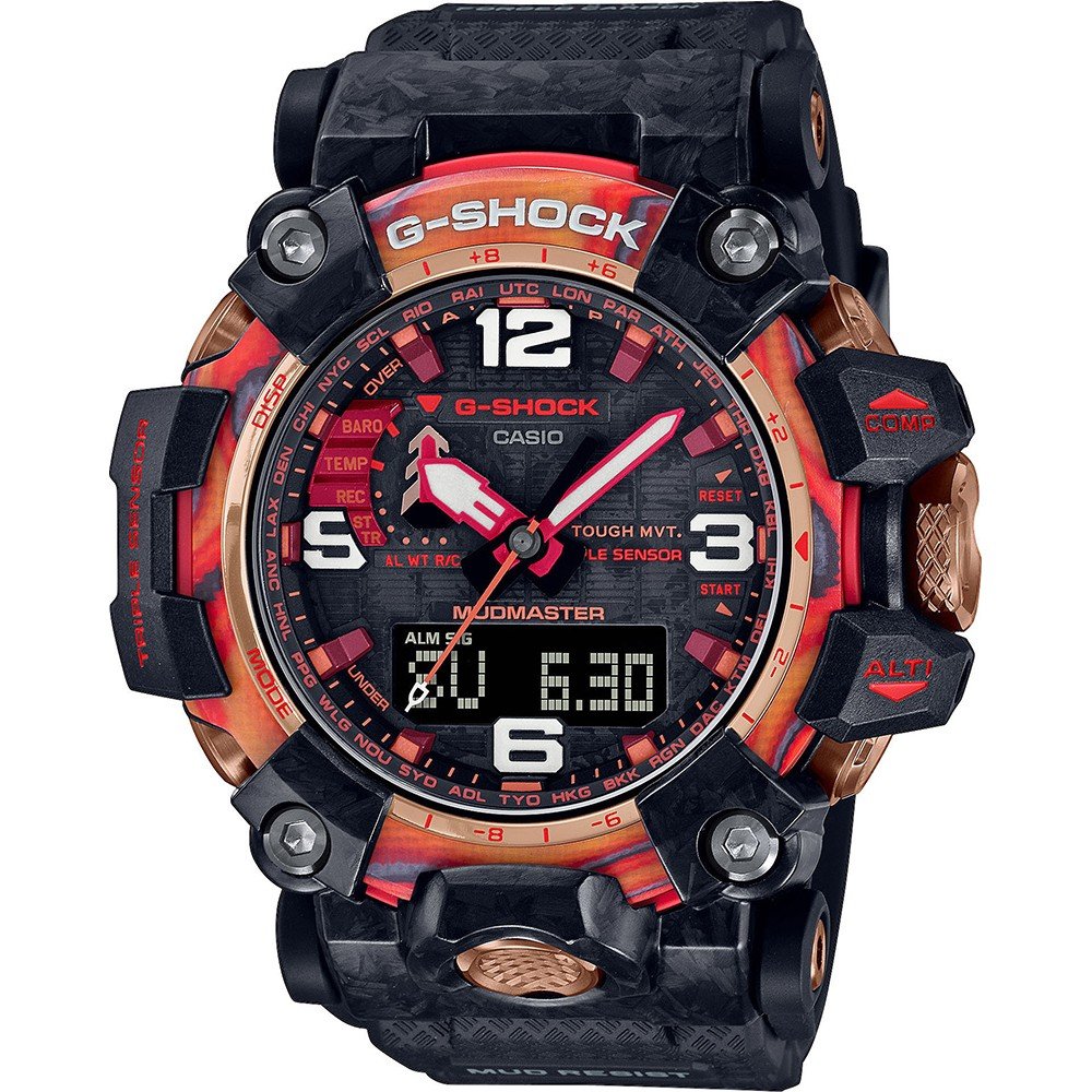 G-Shock Mudmaster GWG-2040FR-1AER Flare Red 40th Anniversary Edition horloge