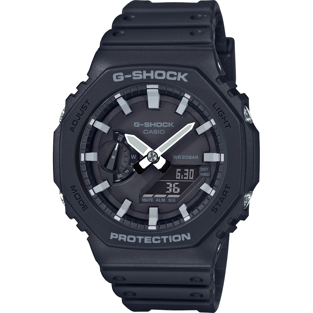 G-Shock Classic Style GA-2100-1AER Carbon Core Horloge