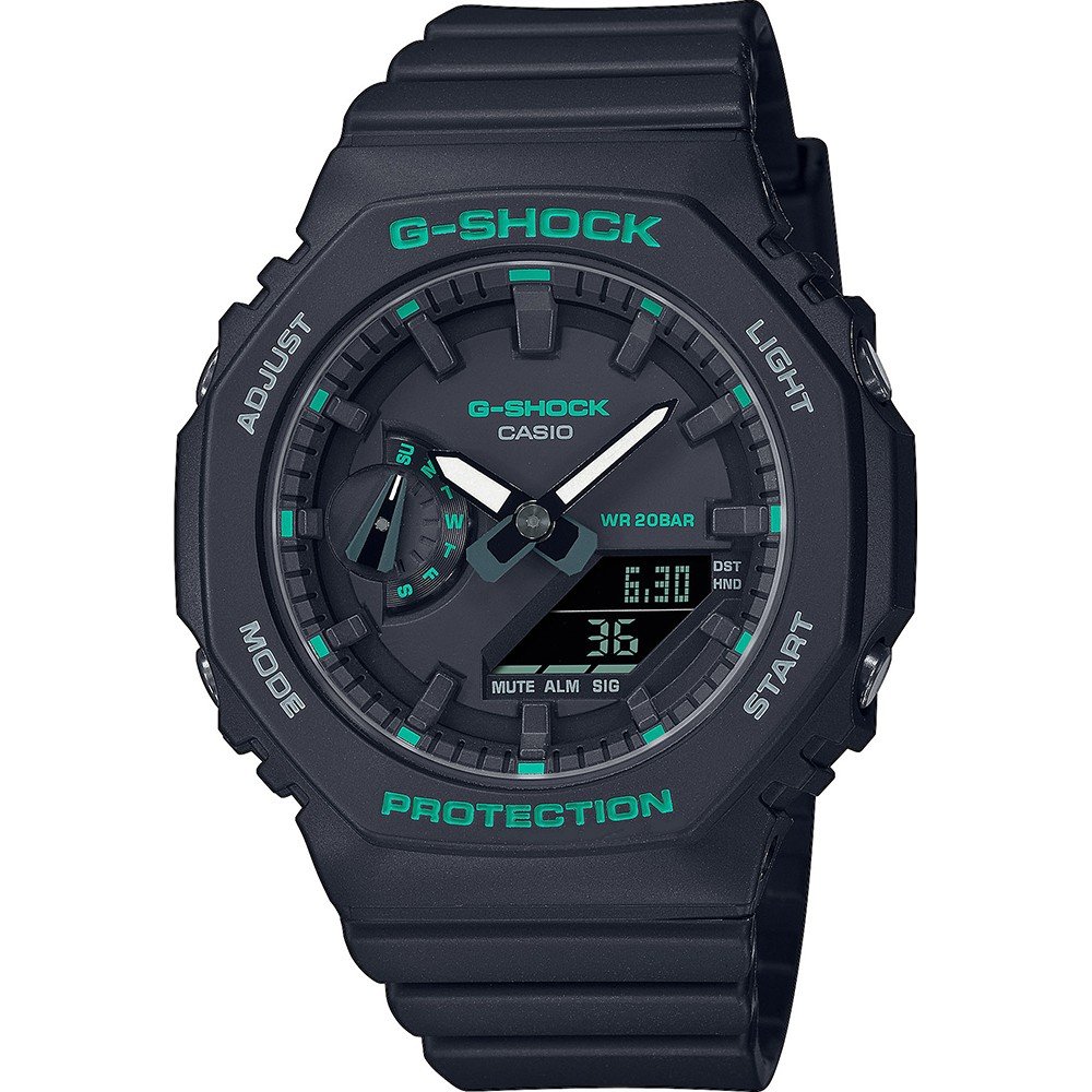 G-Shock G-MS GMA-S2100GA-1AER Green Accent Colors Horloge