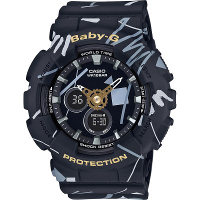 G-Shock Baby-G BA-120SC-1A Grafitti Camouflage Horloge