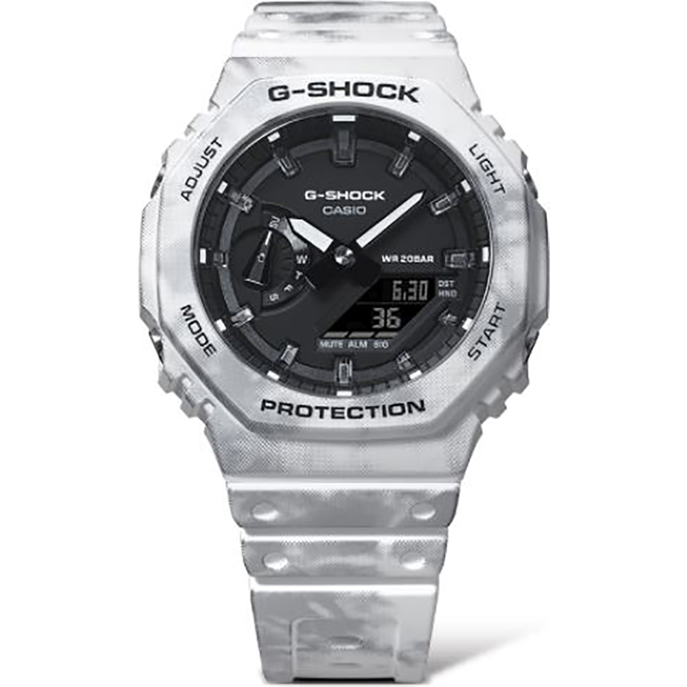 G-Shock GAE-2100GC-7AER Grunge Snow Camouflage Horloge