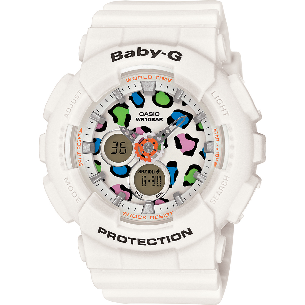 G-Shock Baby-G BA-120LP-7A1ER Leopard Print Horloge