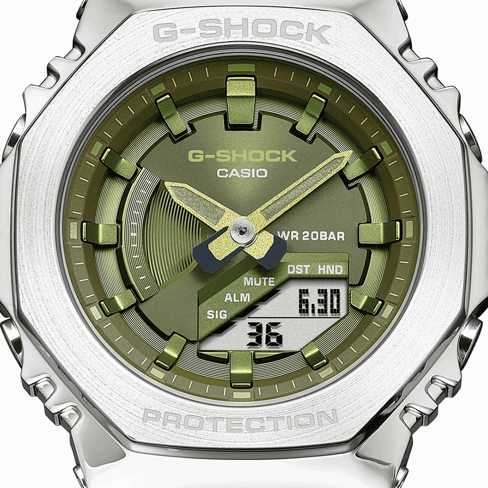 G-Shock Classic Style GM-S2100-3AER Metal Covered - CasiOak Lady horloge •  EAN: 4549526306884 • Horloge.be