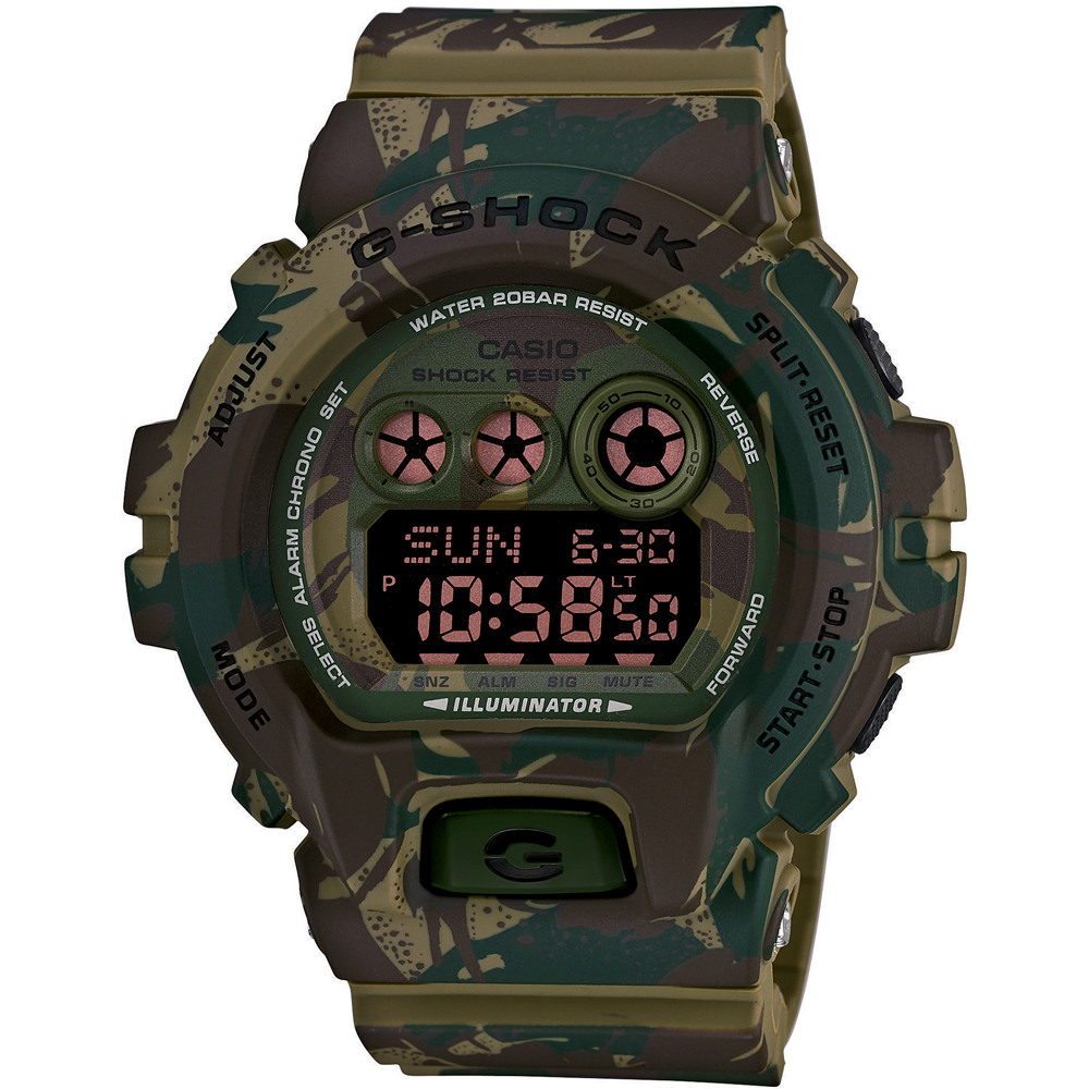 G-Shock Classic Style GD-X6900MC-3 Military Cloth Horloge