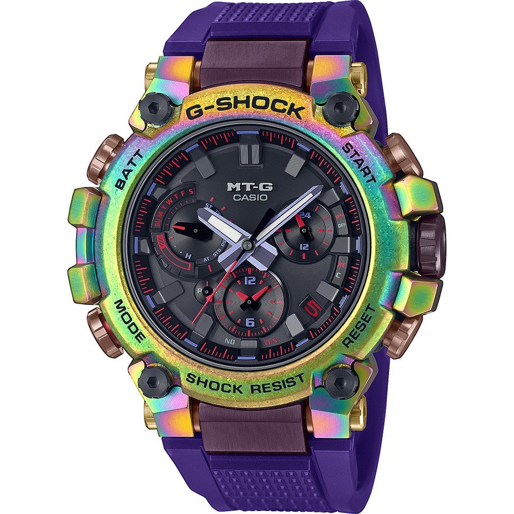 G-Shock MT-G MTG-B3000PRB-1AER Metal Twisted G - Aurora Horloge