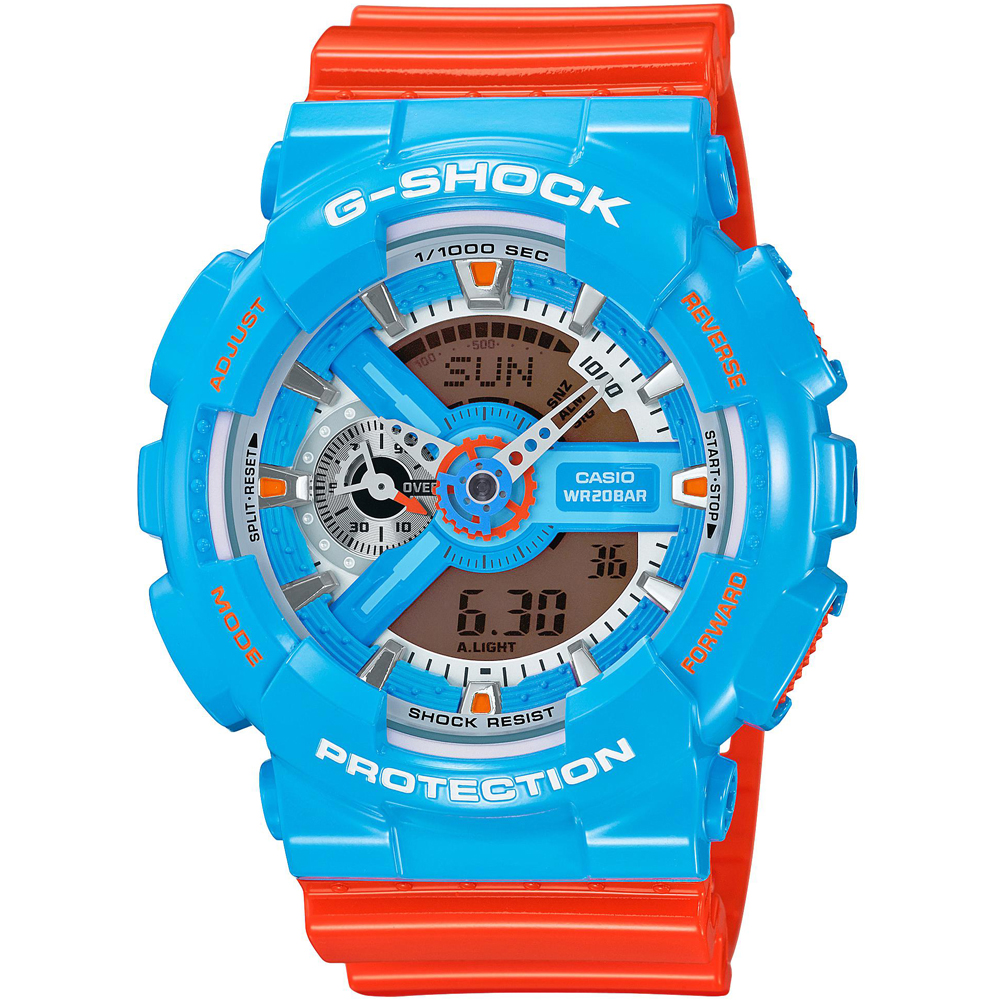 G-Shock Classic Style GA-110NC-2A Neon Color Horloge
