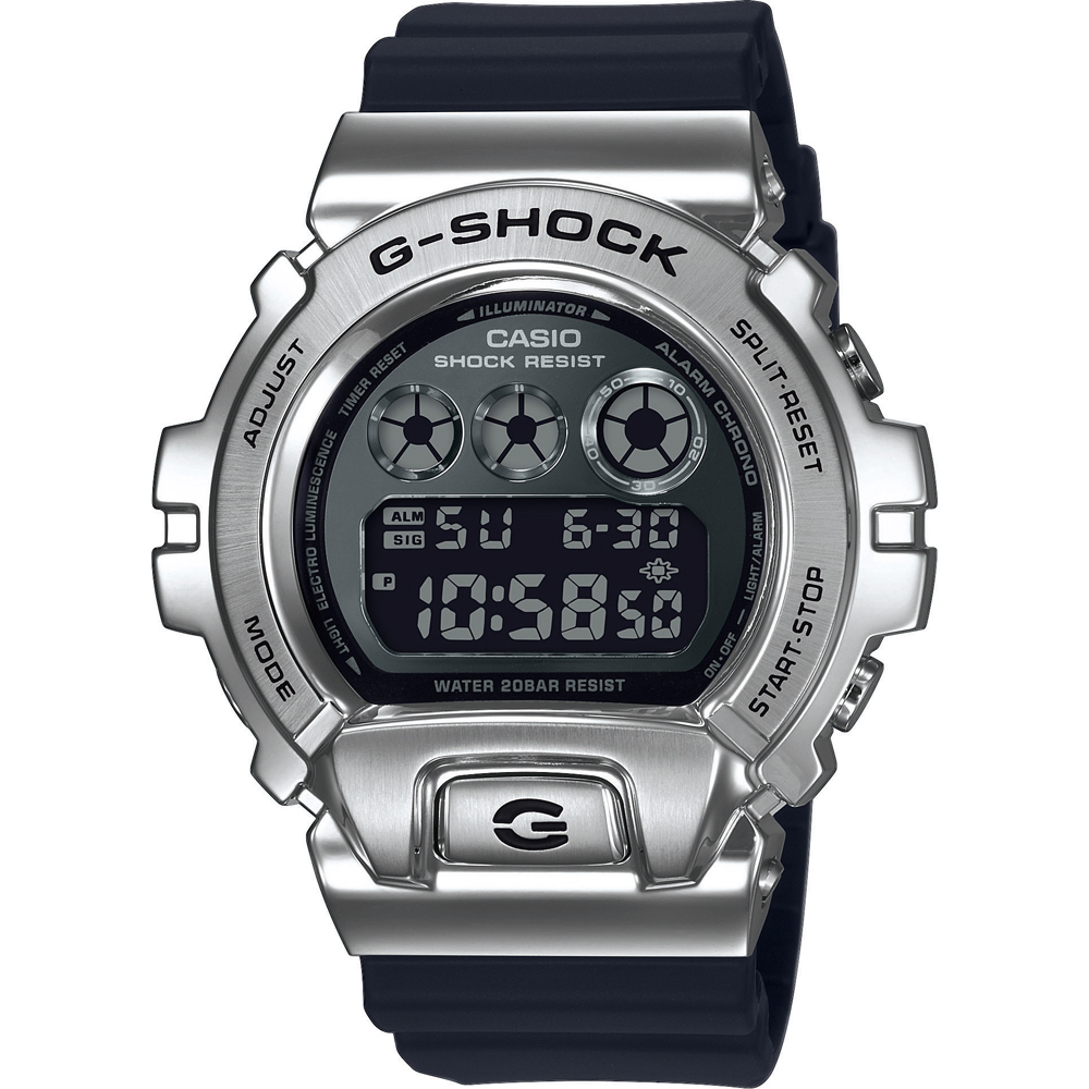 Geruststellen Kan weerstaan violist G-Shock G-Steel GM-6900-1ER Classic Metal horloge • EAN: 4549526252150 •  Horloge.be