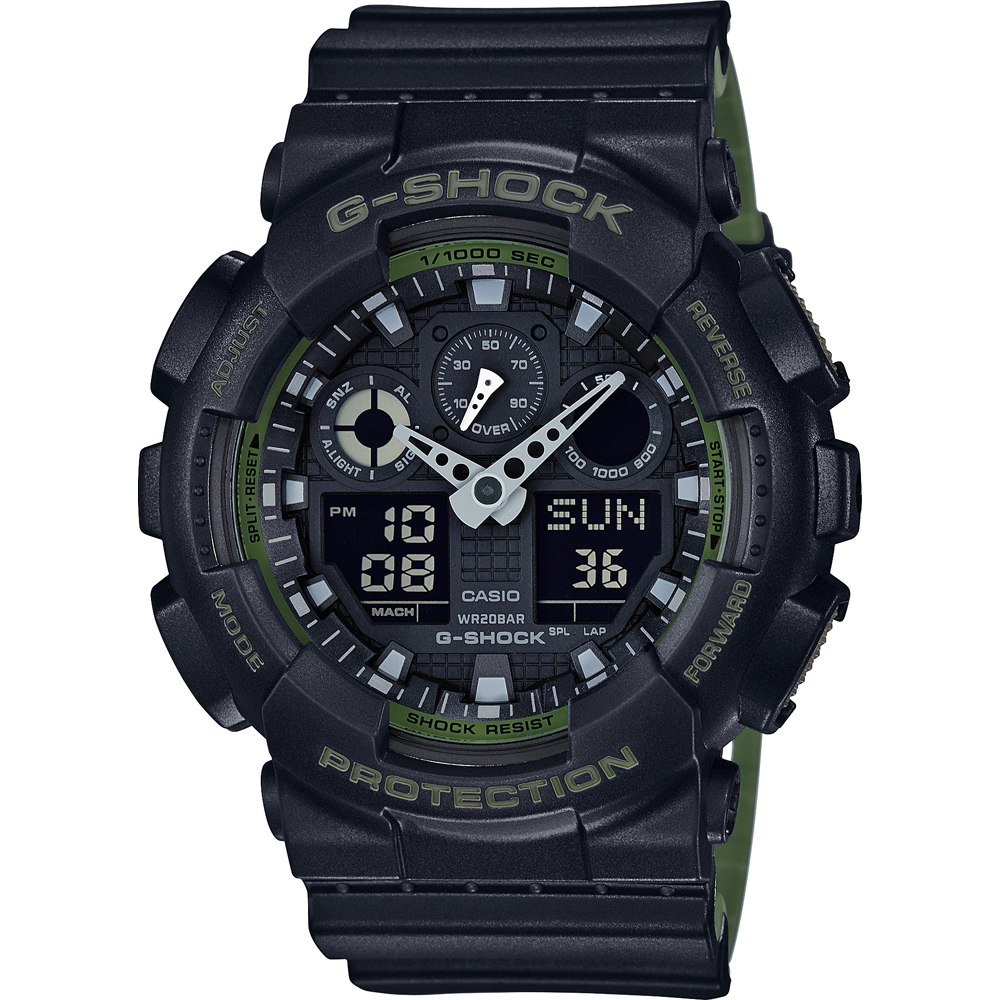 G-Shock Classic Style GA-100L-1AER Ana-Digi - Layered Color Horloge
