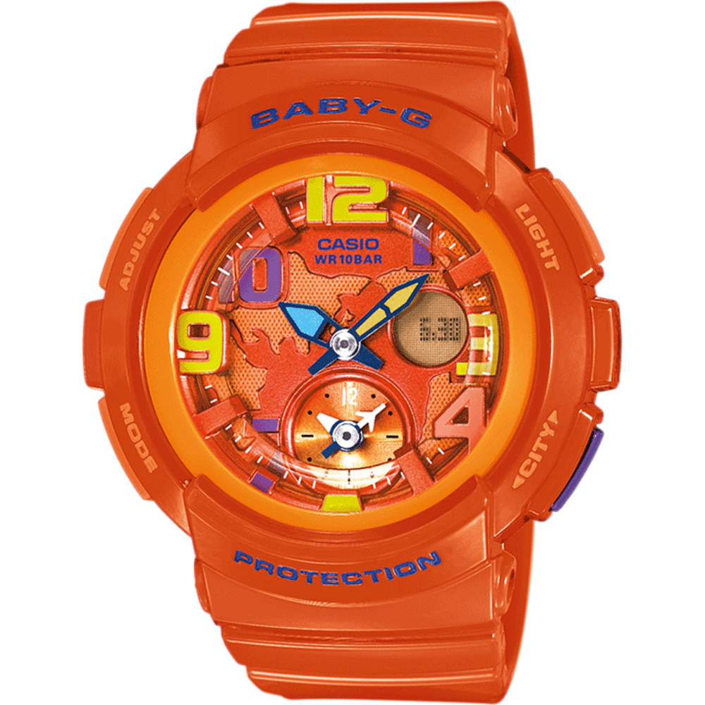 G-Shock Baby-G BGA-190-4B Travel Girl Horloge