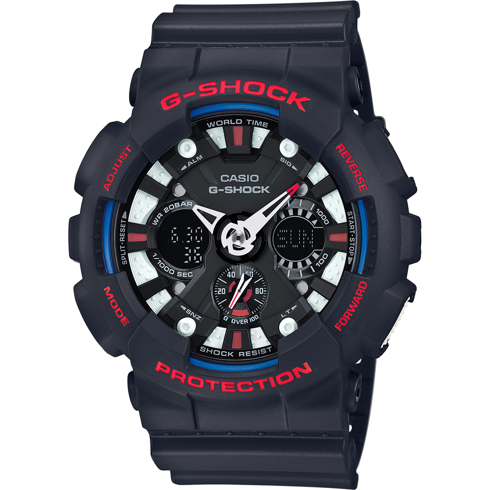 G-Shock Classic Style GA-120TR-1A Tricolor Horloge