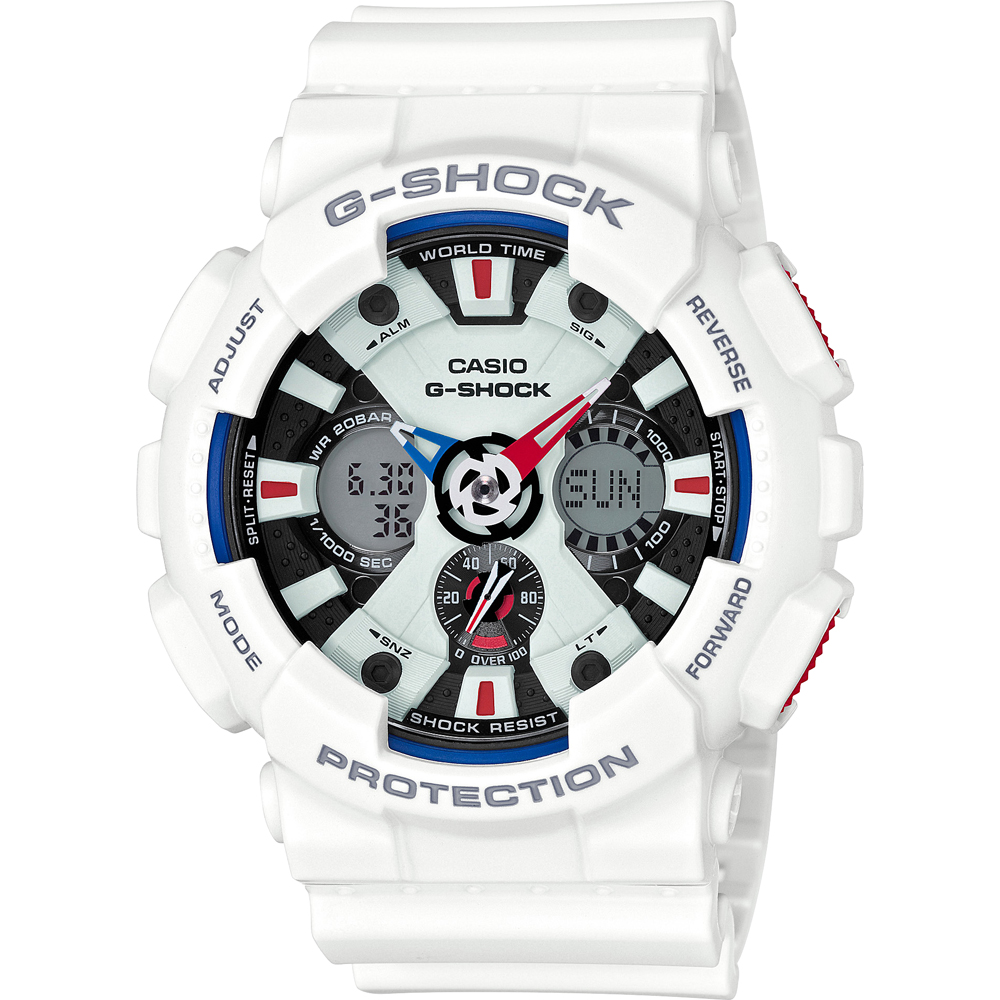 G-Shock Classic Style GA-120TR-7A Tricolor Horloge