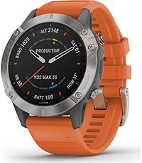 Garmin Fenix 010-02158-14 Fenix 6 Sapphire horloge • EAN: 0753759232788 •  Horloge.be
