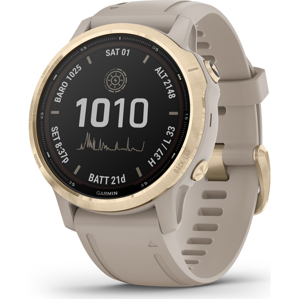 Garmin Fenix 010-02409-11 Fenix 6S Pro Solar horloge • EAN: 0753759251710 •  Horloge.be