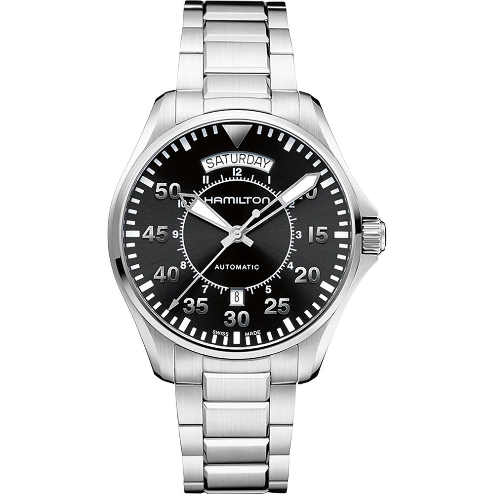 Hamilton Aviation H64615135 Khaki Pilot Horloge