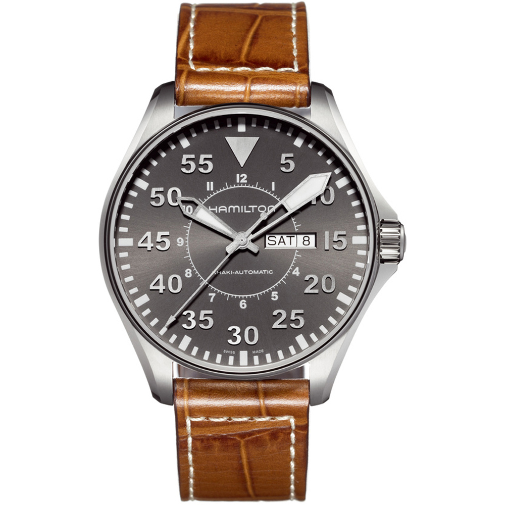 Hamilton Aviation H64715885 Khaki Pilot horloge