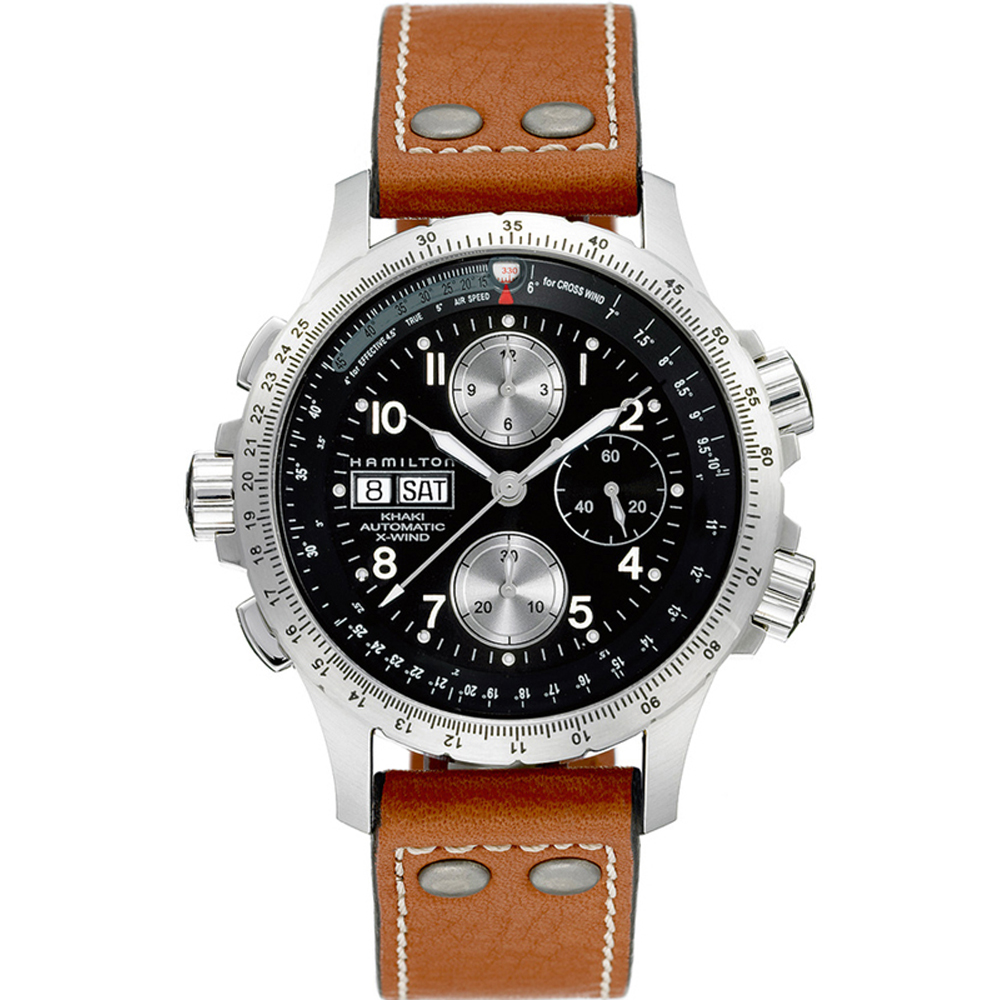 Hamilton Aviation H77616533 Khaki X-Wind Horloge