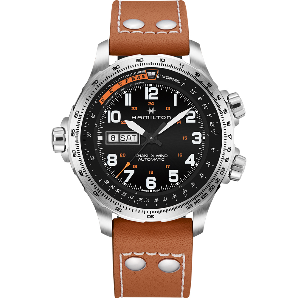 Hamilton Khaki H77755533 Khaki Aviation X-Wind horloge • EAN: 7640167043880  • Horloge.be