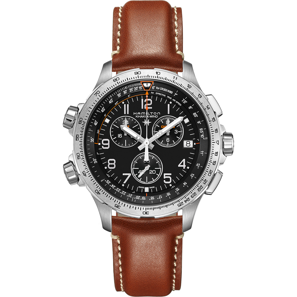 Hamilton Aviation H77912535 Khaki X-Wind Horloge