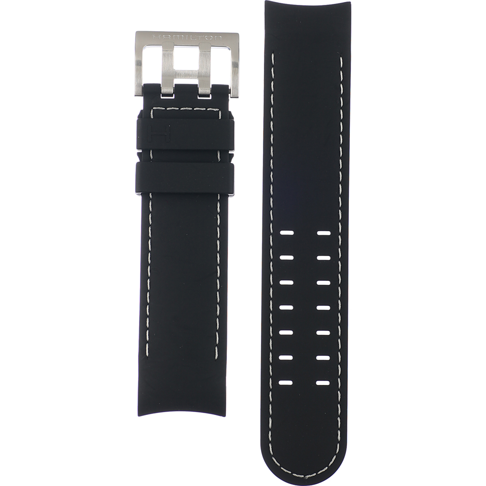 Hamilton Straps H691.776.106 Khaki Navy band