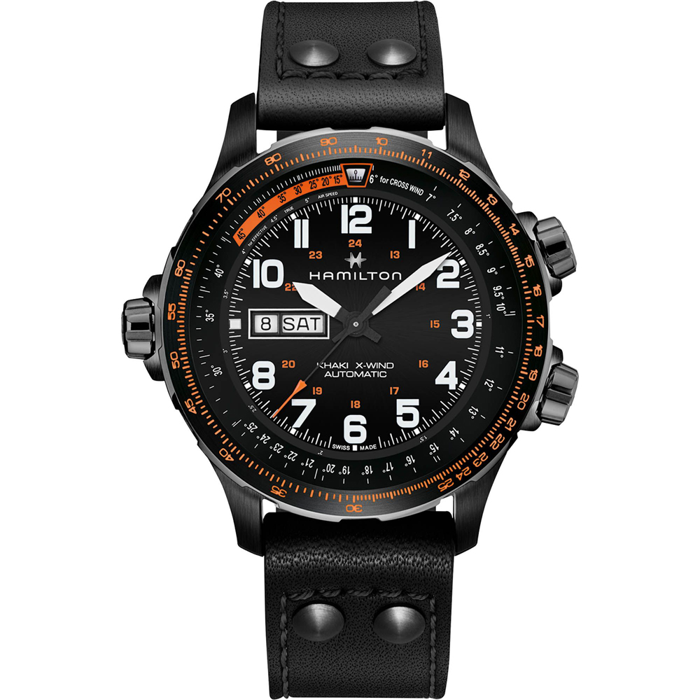 Hamilton Aviation H77785733 Khaki X-Wind Horloge