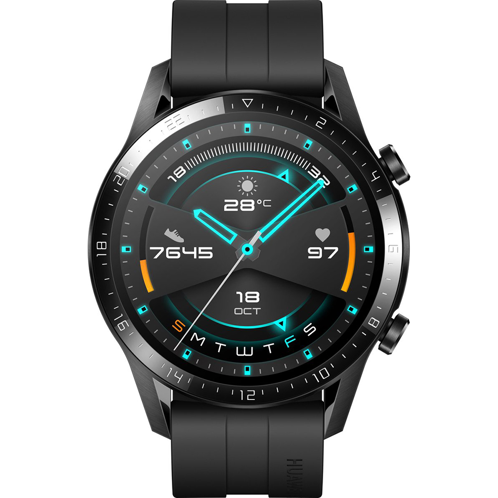 Huawei HUNL-WATCH2-GT-BLK Watch GT 2 46mm horloge • EAN: 6901443320073 •  Horloge.be