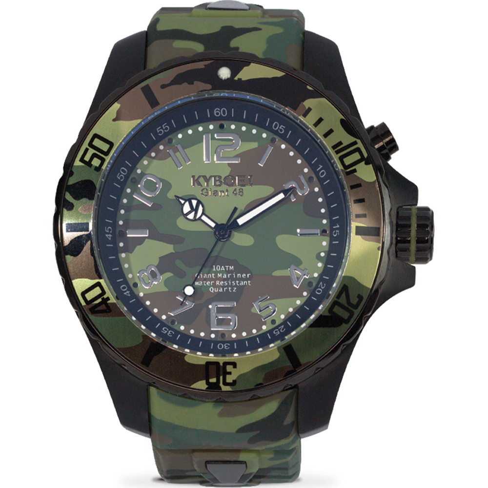 Kyboe CS-004-48 Woodland Camo Horloge